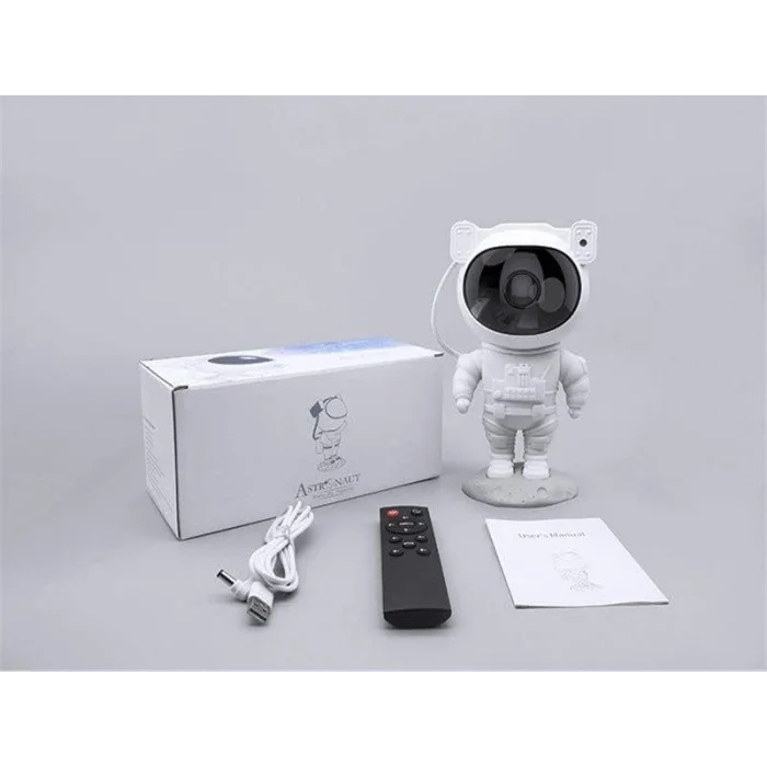 Çocuklara Özel Projeksiyon Astronot Lamba Speaker Sevimli