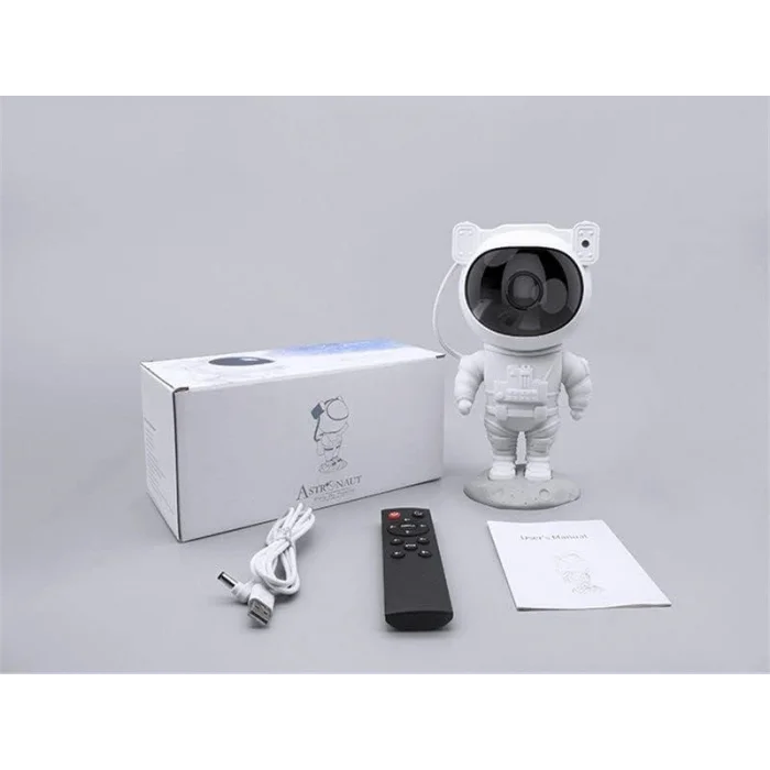 Çocuklara Özel Projeksiyon Astronot Lamba Speaker Sevimli