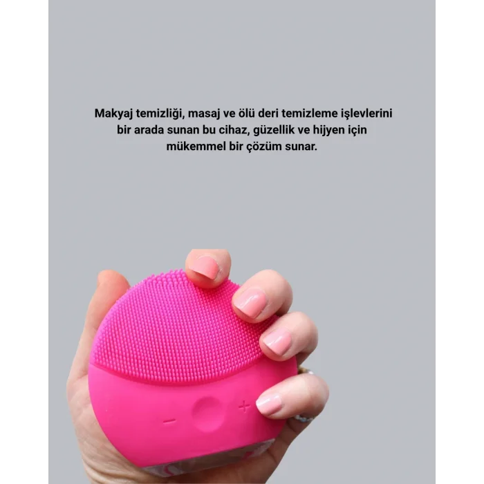 Çok İşlevli Şarjlı Yüz Temizleme ve Masaj Aleti – Derinlemesine Temizlik Cilt Yenileme ve Kan Dolaşımı Artırıcı