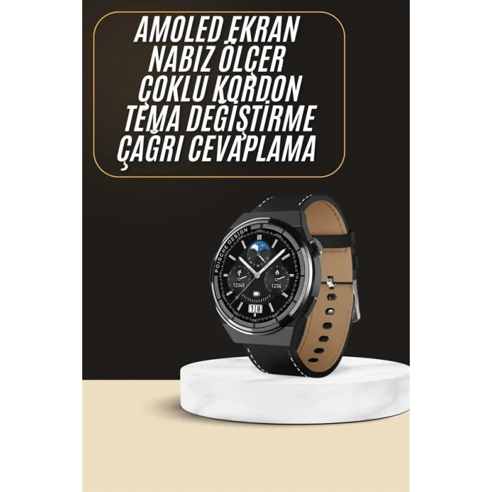 Çoklu Kordon Hediyeli Akıllı Saat Çağrı Cevaplama Müzik Dinleme Dokunmatik Ekran