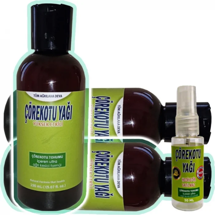 Çörek Otu 3AD 150 ml Yağ Formunda Ag Rılar Için + ml Çörek Otu Agriyağı