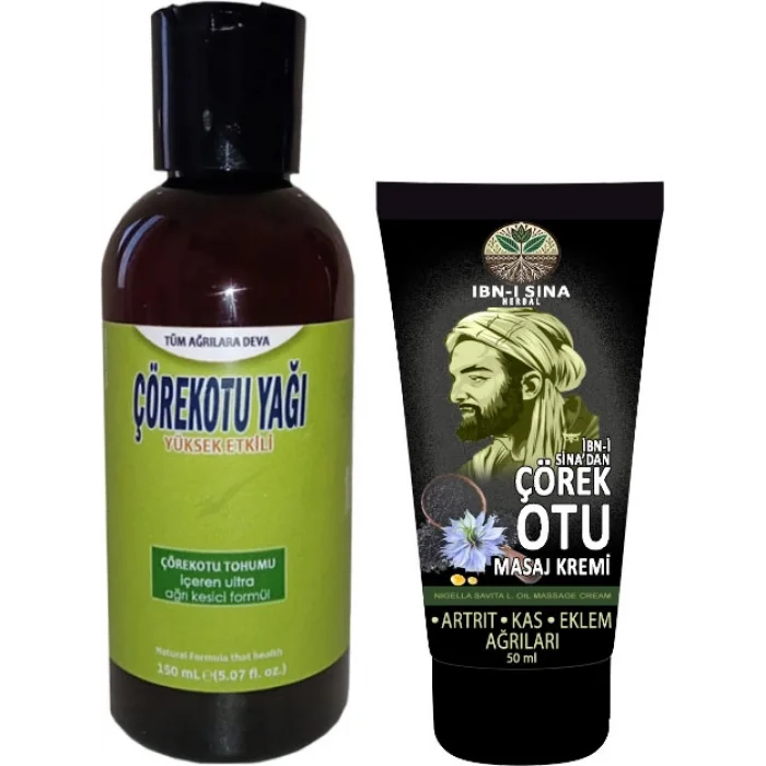 Çörek Otu Yağı 150 ml + Ibn-I Sina Çörek Otu Kremi 50 ml