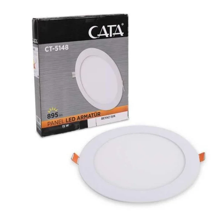 CT-5148 15W Beyaz Led Panel Armatür 1 Adet