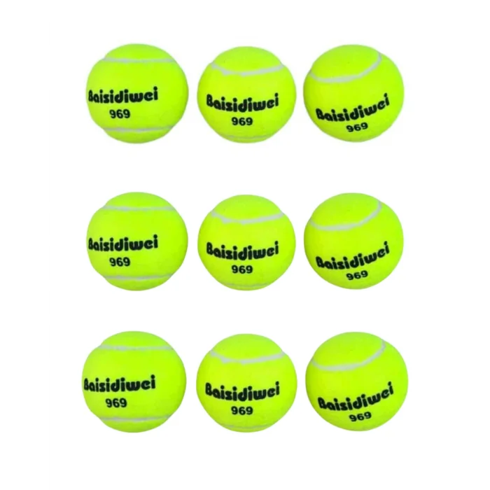 Dayanıklı Tenis Topu 9’lu Set Yüksek Performans ve Dengeli Zıplama