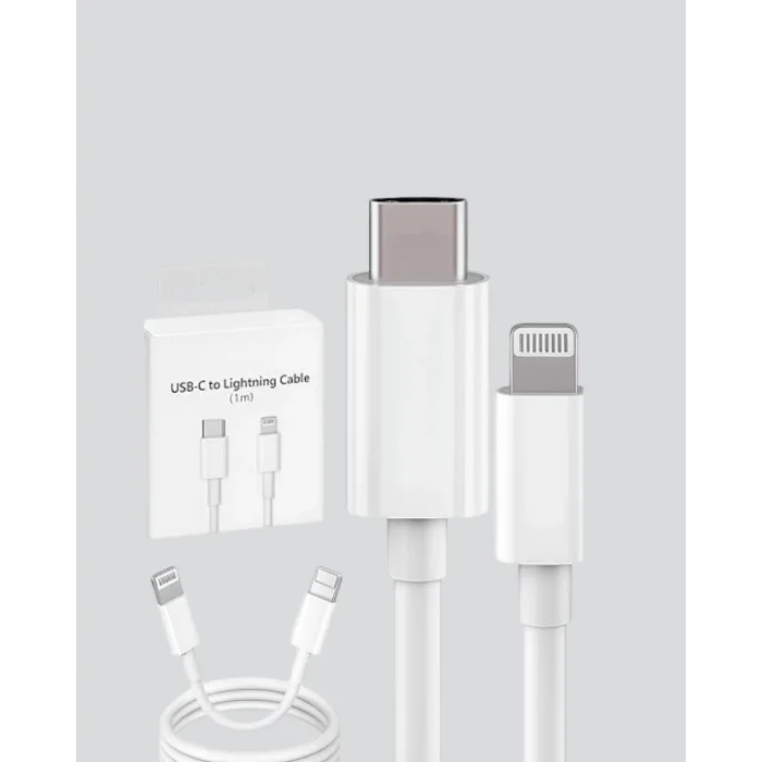 Dayanıklı TPE Lightning Kablo – 30W Hızlı Şarj ve Veri Transferi