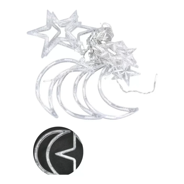 Dekoratif Büyük Ay Yıldız Ramazan Led Işık