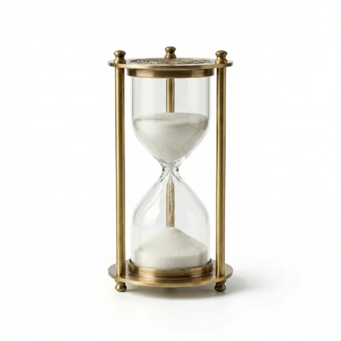 Dekoratif Cam Kum Saati 7x16 cm