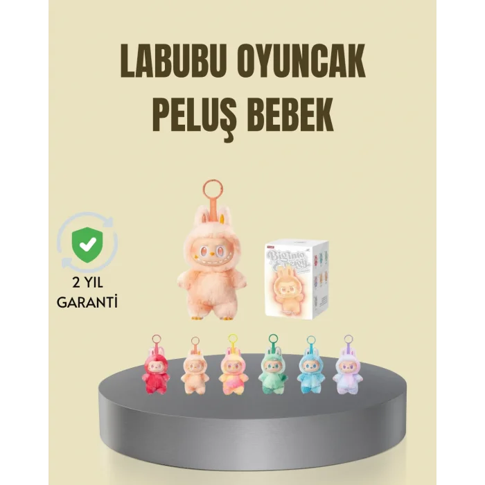 Dekoratif Labubu Peluş Figür Oyuncak Yeni Seri