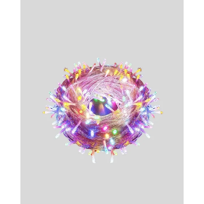 Dekoratif Peri Led 5 m 50 Ampullü Şeffaf Kablo Aydınlatma