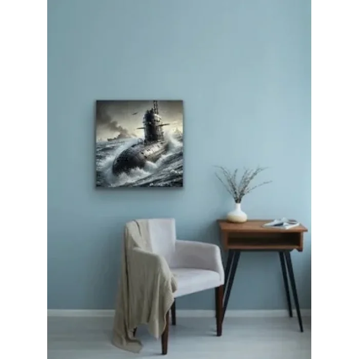 Denizaltı Kanvas Tablo 90x90cm