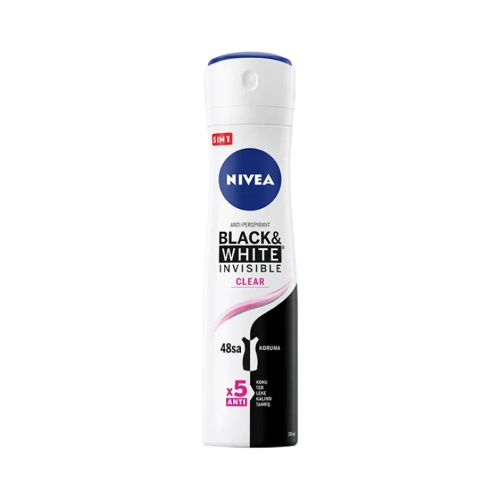 Deo Bayan İnvisible Black&White Clear 150Ml 1 Adet