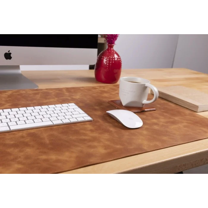 Deri Masa Matı 91*48cm TN11 Taba