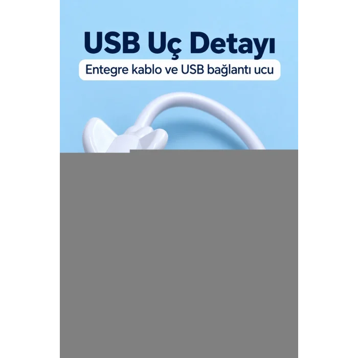 Desenli Projeksiyon Lambası Bilgisayar USB Girişinden Kullanımlı