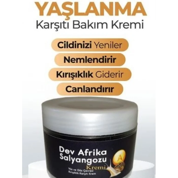 Dev Afrika Salyangoz Yaslılık Barşıtı Bakım Kremi 100 ml