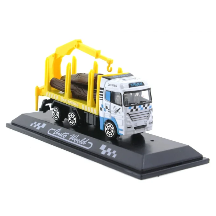 Die Cast Mini Sarı Kütük Kamyonu