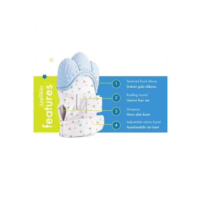  Diş Kaşıyıcı Eldiven 526 Mavi