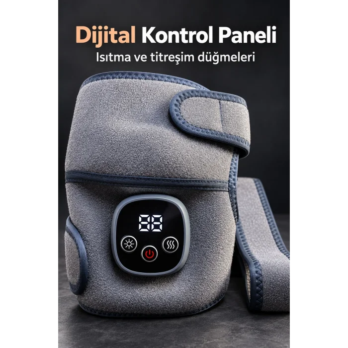 Diz Omuz ve Dirsek İçin Isıtmalı Masaj Bandı