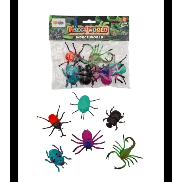 DMN1122B-1 PVC DE 5Lİ BÖCEKLER -DMN