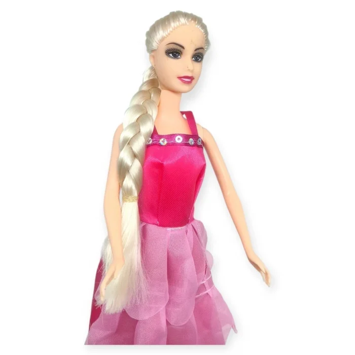 Doll Prenses Oyuncak Bebek 30 cm - Pembe - 1 ADET