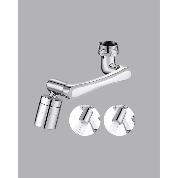 Döner Musluk Başlığı Çok Açılı Robotik Kol Su Tasarruflu