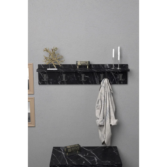 Duvar Askılığı Siyah 80 cm