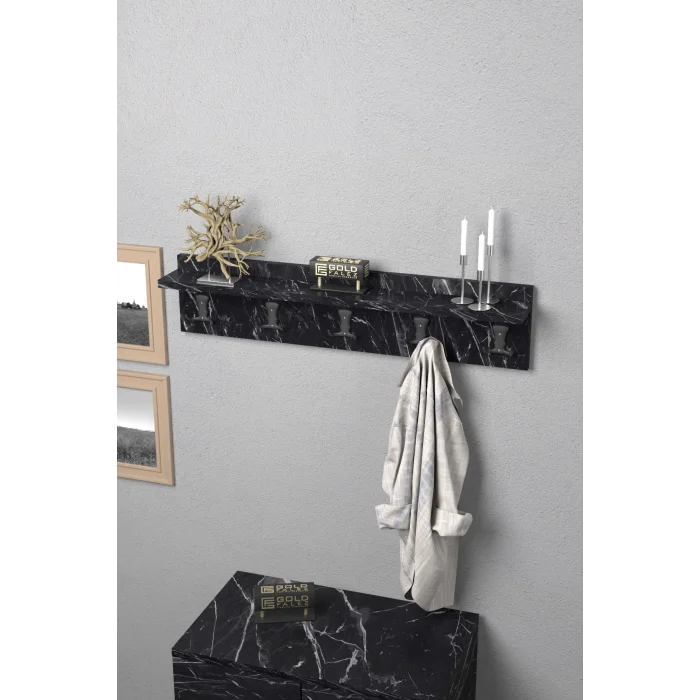 Duvar Askılığı Siyah 80 cm