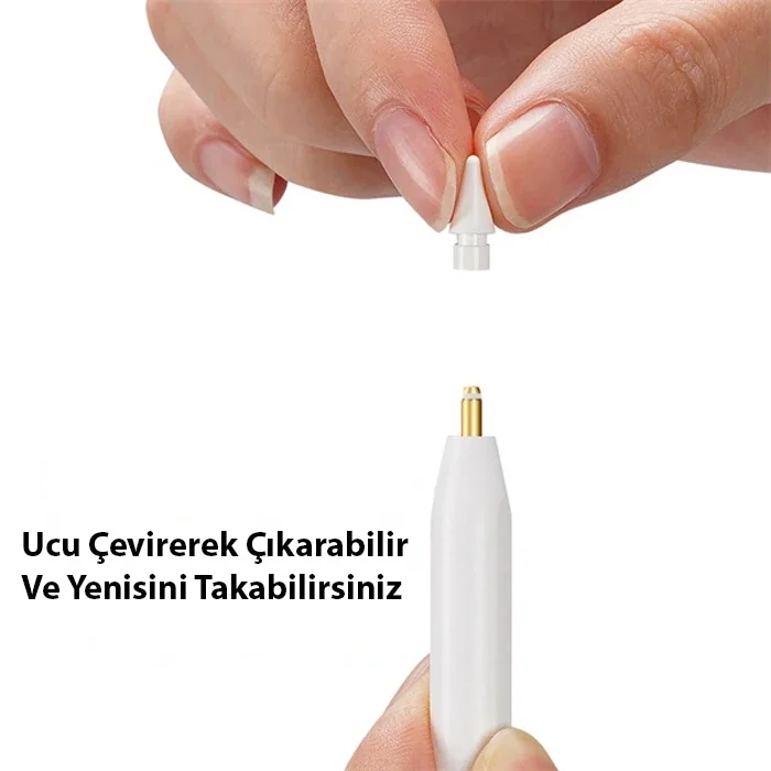 Dux Ducis Apple Pencil İçin Yedek Uç 2 Adet-(5775)