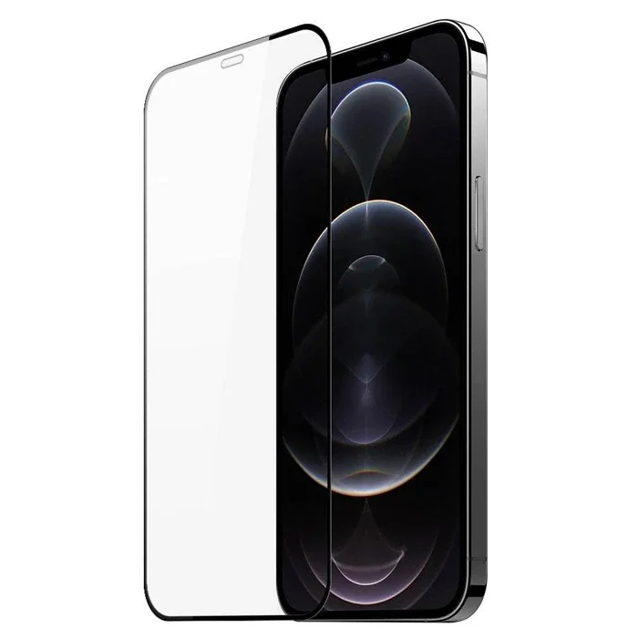 Dux Ducis iPhone 12 - 12 Pro 6.1inç Tempered Cam Ekran Koruyucu 10D Full Kaplama-(5775)
