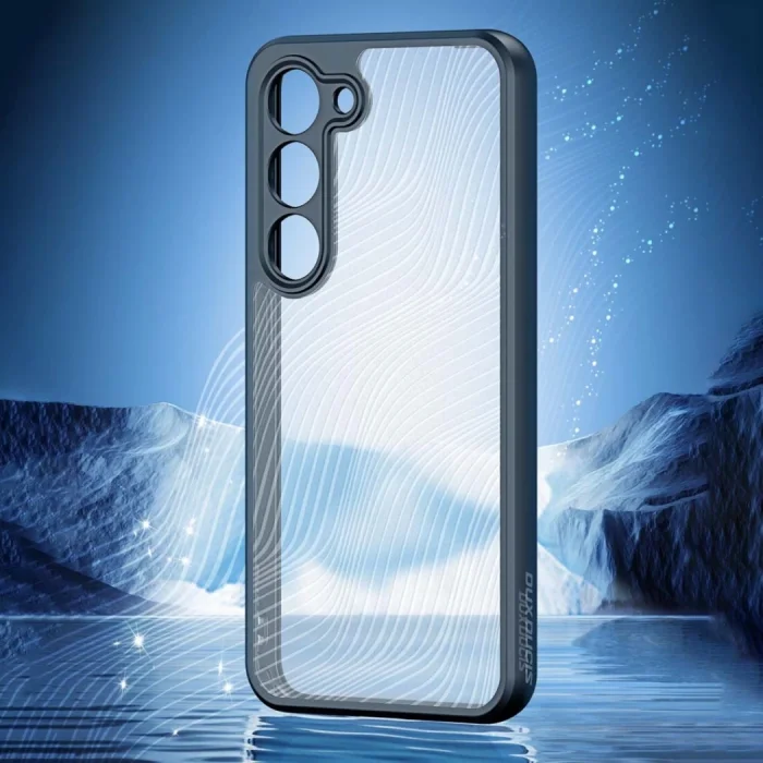 Dux Ducis SM Galaxy S23 Plus Aimo Series Premium Buzlu Sert PC-TPU Kılıf-(5775)