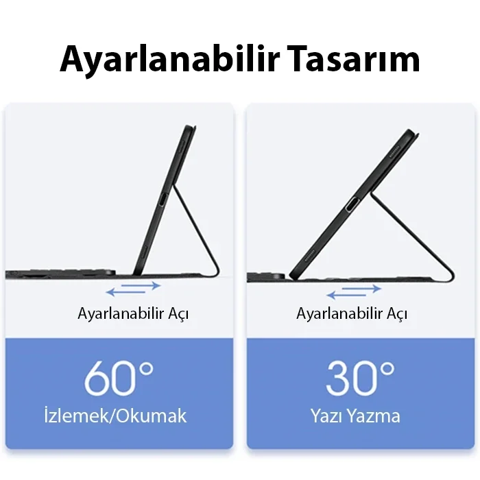 Dux Ducis SM Galaxy Tab S8/S7 Bluetooth Klavye Touchpad Kılıf X700-X706-T870-T875-T876B-(5775)