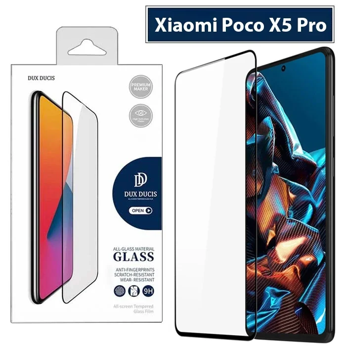 Dux Ducis Xiaomi Poco X5 Pro Full Kaplama Cam Ekran Koruyucu-(5775)