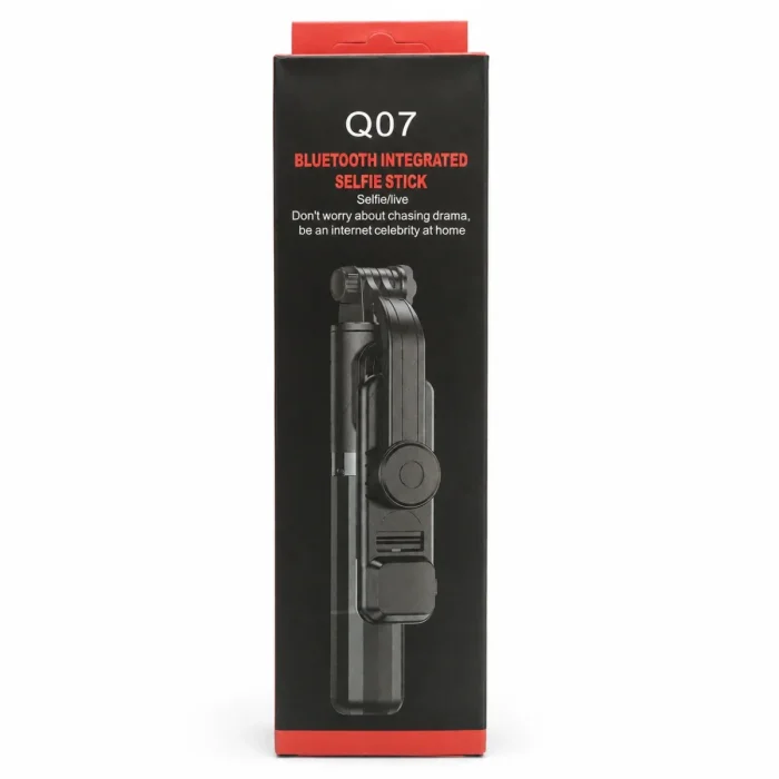Dvip Q07 Bluetooth Kumandalı Tripod Selfie Çubuğu Siyah