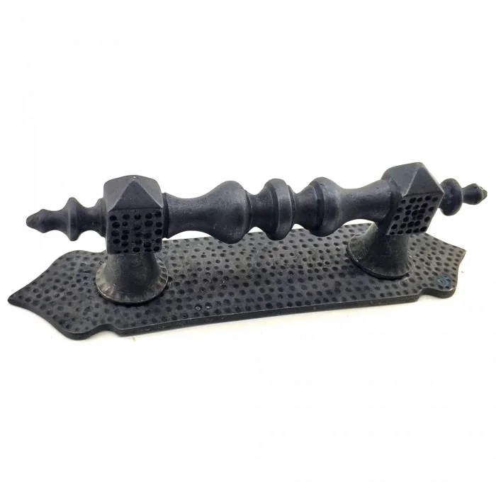 Eco Lounge Antika Tarz Dekoratif Pirinç Ağır Kapı Çekme Kolu - 280x65 mm, Oksit