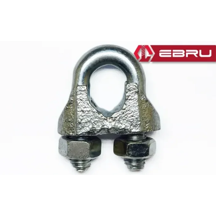 Eco Lounge Ebru Çelik Halat Bağlama, Düğüm, Klemens 13 mm - 20 Adet