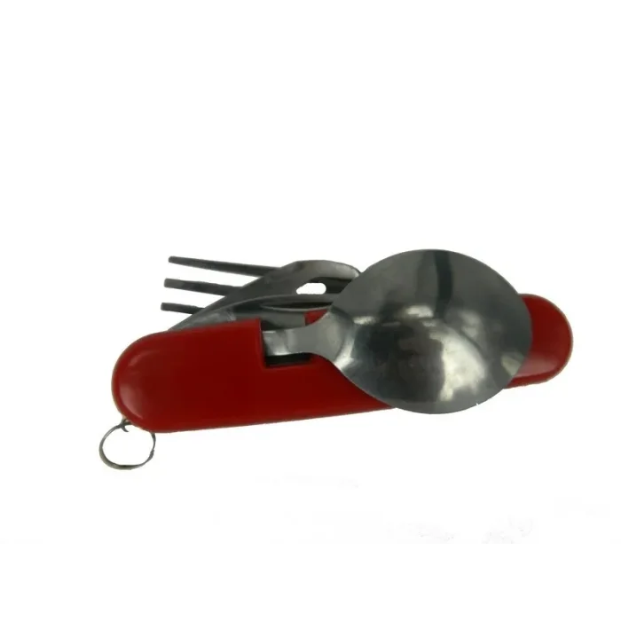 Eco Lounge K 524 RD Çok Amaçlı Çakı (Çatal, Kaşık, Bıçak) 9cm - Plastik Gövde