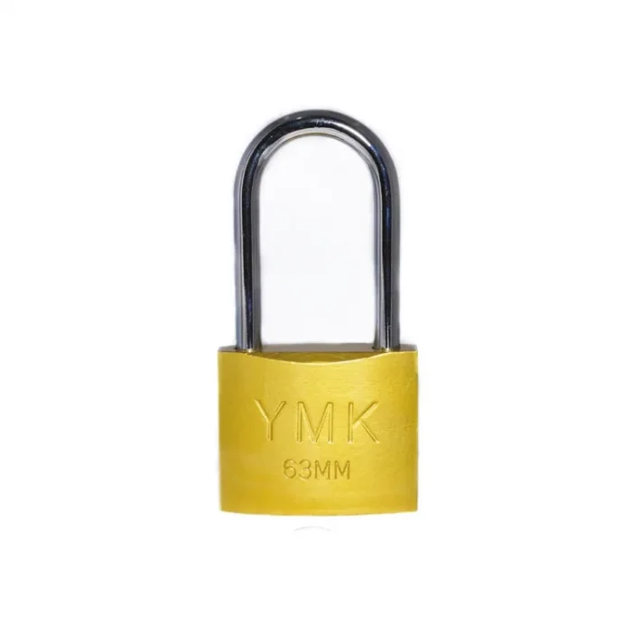 Eco Lounge YMK Eko Sarı Boyalı Uzun Kancalı Asma Kilit 38mm