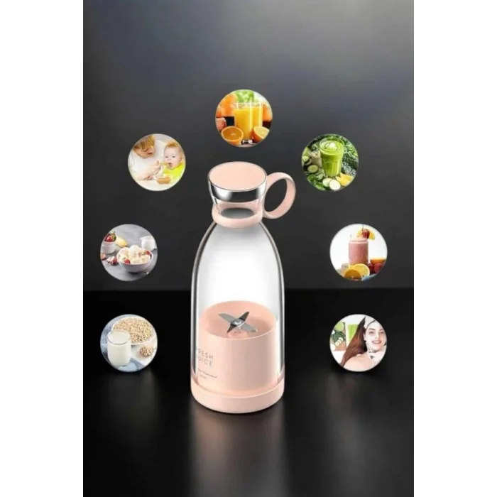 El Blender Taşınabilir Meyve Blender Şarj Edilebilir Taşınabilir Blender Elektrikli
