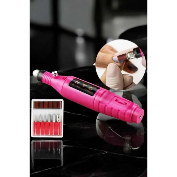 Elektrikli Manikür Pedikür Törpü Seti Protez Tırnak Nasır Temizleyici