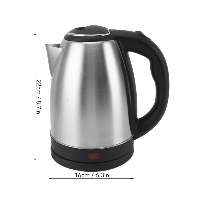 Elektrikli Paslanmaz Çelik Su Isıtcı Çelik Kettle 1.8 Lt. Uzun Ömürlü