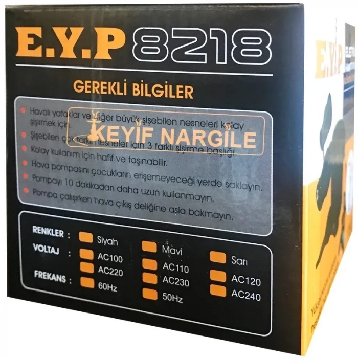 Elektrikli ve Çakmak Girişli Nargile Açma Aparatı