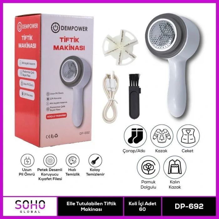 Elle Tutulabilen Tiftik Makinesi