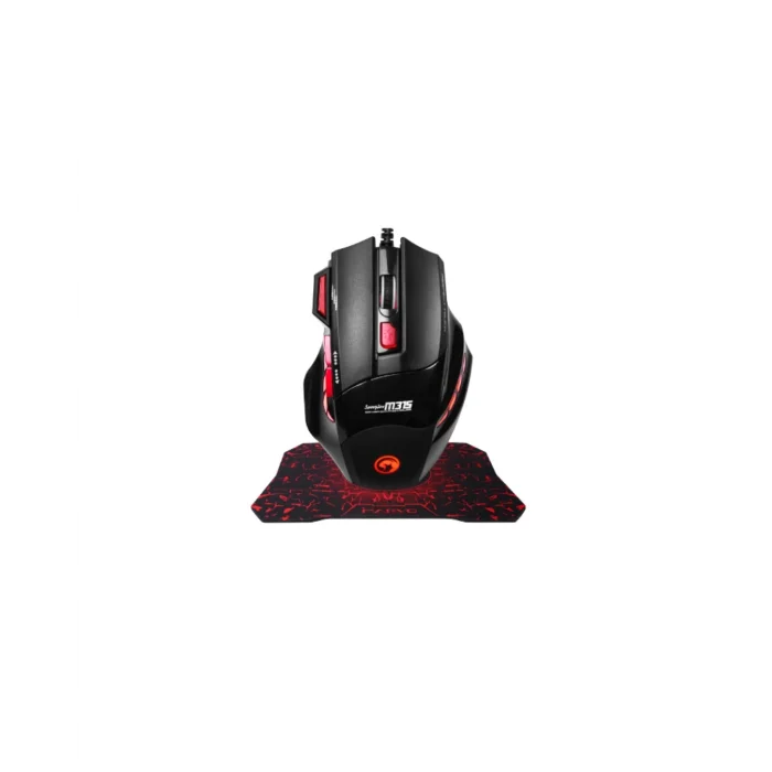 Ergonomik Gaming Mouse ve Mousepad 3 DPI Ayarlı LED Işıklı Tasarım