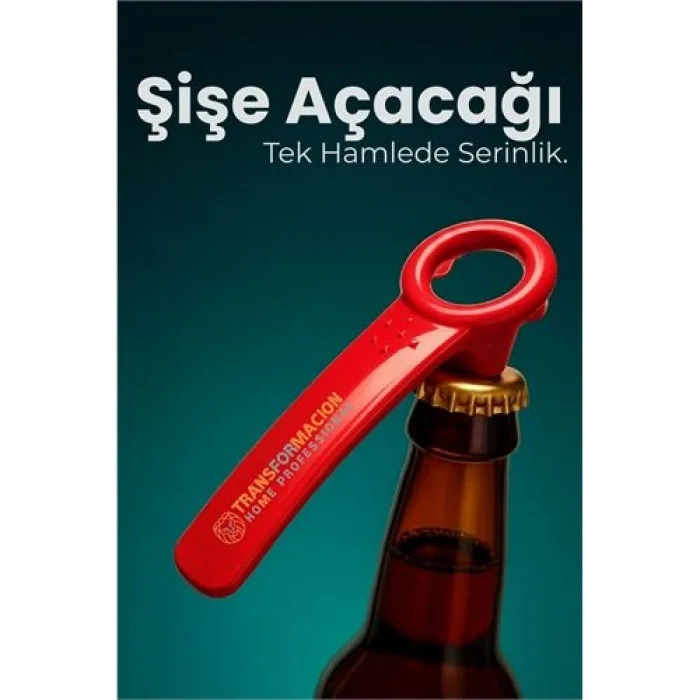 Ergonomik Şişe Açacağı - Gazoz Kola Bira Kapağı Açıcı