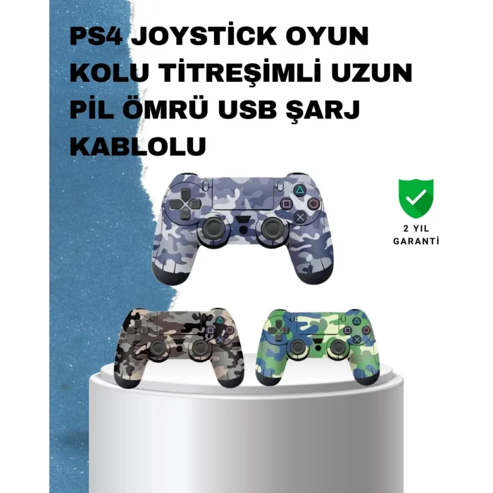 Ergonomik Tasarımlı Oyun Kolu – Hassas Tetikler ve Analog Stickler