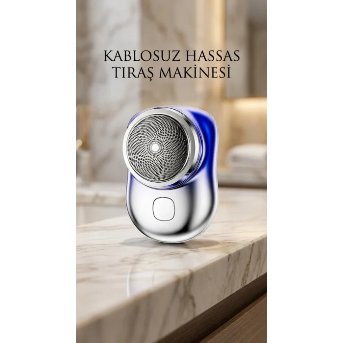 Erkek Bakım İçin Şarjlı Traş Makinesi Çift Başlıklı