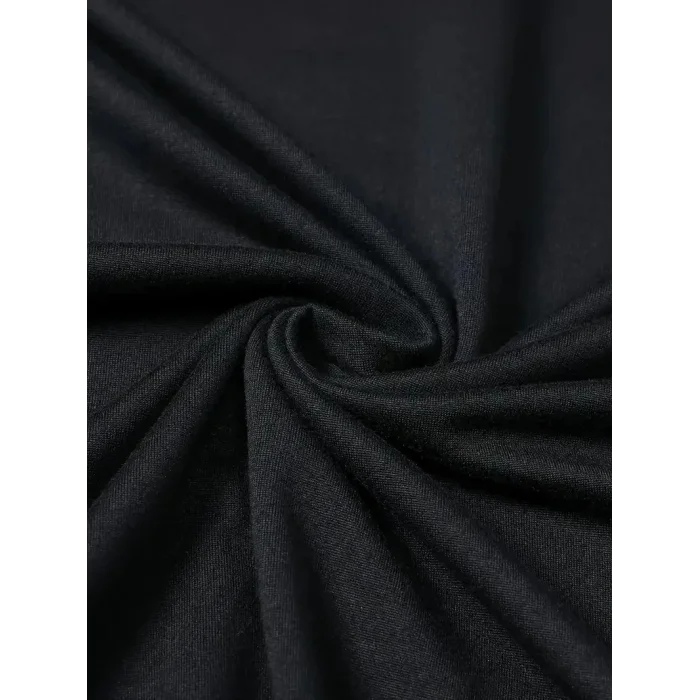 Erkek Kısa Kol Yazlık Tişört Bisiklet Yaka Baskılı Oversize T-Shirt - Siyah