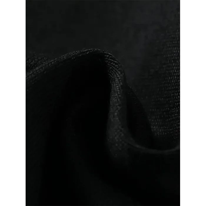 Erkek Kısa Kol Yazlık Tişört Bisiklet Yaka Baskılı Oversize T-Shirt - Siyah