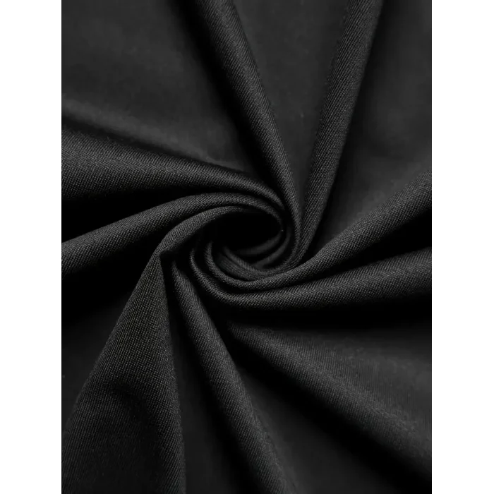 Erkek Baskılı Tişört Kısa Kol Bisiklet Yaka Oversize T-Shirt - Siyah