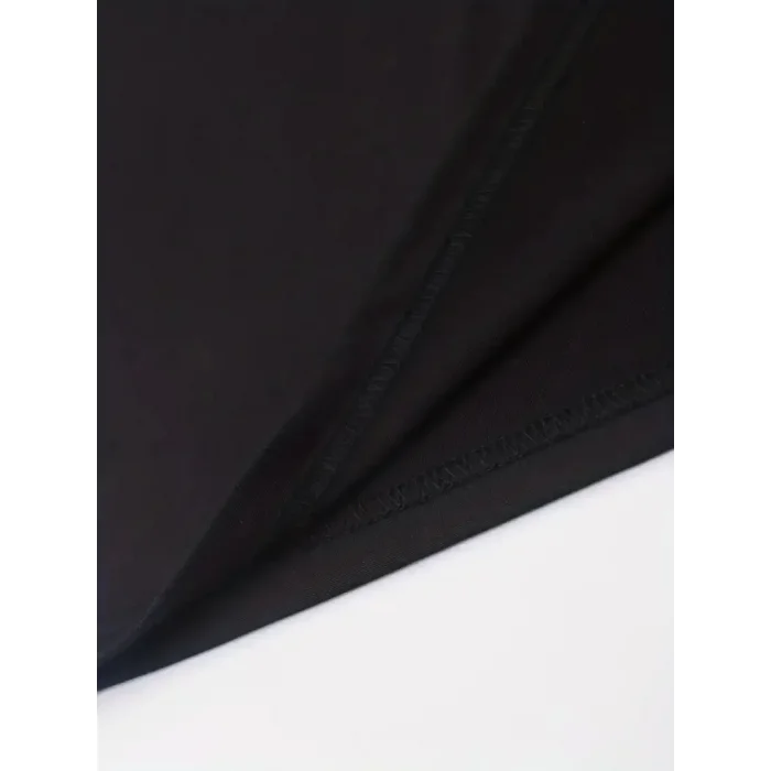 Erkek PERFECTLY Baskılı Tişört Bisiklet yaka yazlık Kısa Kol t-shirt - Siyah