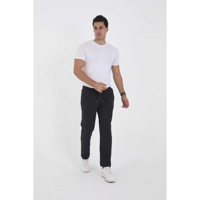 Erkek Üç İplik Basic Eşofman Pantolon - Antrasit
